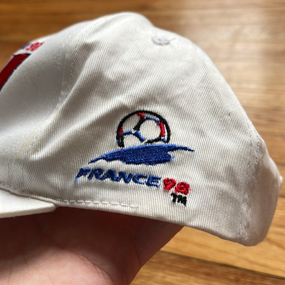 Vintage Italy France 98 Strapback Hat / New With Tags (1994) - Picture 4 of 10